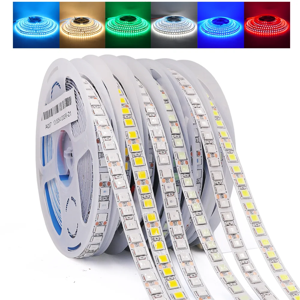5M Led Strip Light 5054 2835 SMD Flexible Led Tape Ribbon Diode 60/120 Leds/M Waterproof Led Light Stripe Decor Lamp 12V 24V
5M Led Strip Light 5054 2835 SMD Flexible Led Tape Ribbon Diode 60/120 Leds/M Waterproof Led Light Stripe Decor Lamp 12V 24V