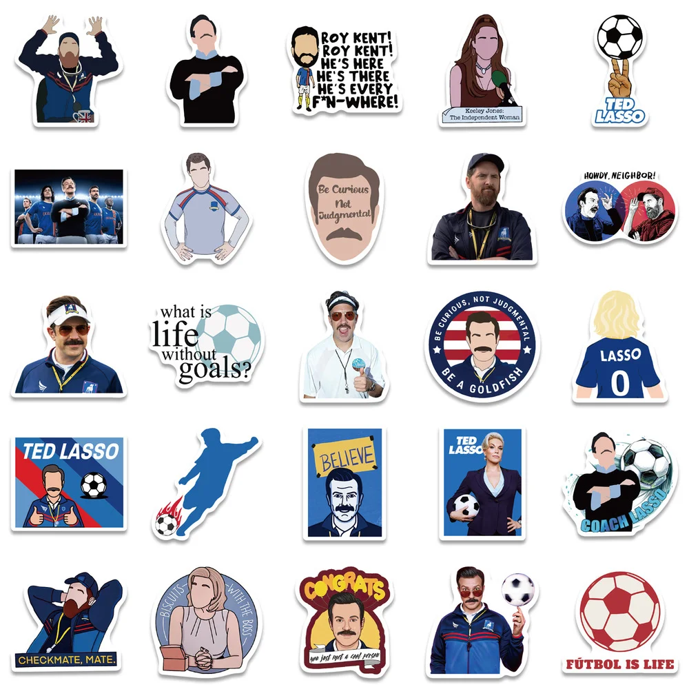 10/50Pcs/set TV Show Football coach Stickers Decal for For Guitar Laptop Luggage Car Fridge Graffiti Sticker
10/50Pcs/set TV Show Football coach Stickers Decal for For Guitar Laptop Luggage Car Fridge Graffiti Sticker
