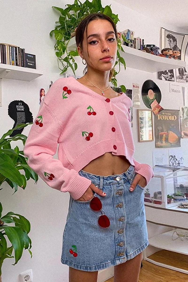 Fashion printed T-shirt women's new autumn 2020 ins style slim cardigan with navel exposed long sleeve top
Fashion printed T-shirt women's new autumn 2020 ins style slim cardigan with navel exposed long sleeve top