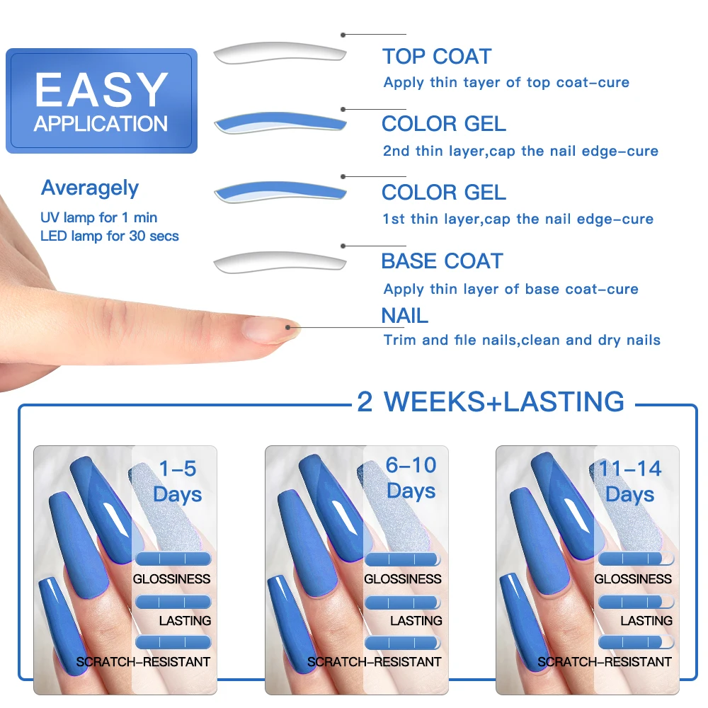 Four Lily Gel Polish Set Uv Vernis Primer Top Coat Semi Permanent Varnish Gel Nail Art 6ml Gel Polishes Manicure Nails
Four Lily Gel Polish Set Uv Vernis Primer Top Coat Semi Permanent Varnish Gel Nail Art 6ml Gel Polishes Manicure Nails