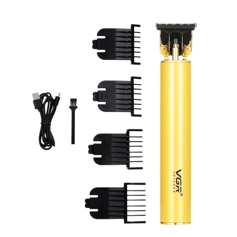VGR V-225 Hair Trimmer Rechargeable Hair Clipper Hair Cutting T-Outliner Barber Cordless Shaver Trimmer Beard Shaver For Men
VGR V-225 Hair Trimmer Rechargeable Hair Clipper Hair Cutting T-Outliner Barber Cordless Shaver Trimmer Beard Shaver For Men