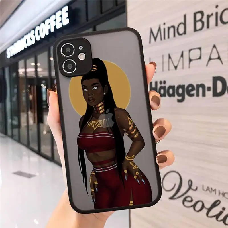 Afro Girls Black Women Art Phone Cases matte transparent For iphone 7 8 11 12 plus mini x xs xr pro max cover
Afro Girls Black Women Art Phone Cases matte transparent For iphone 7 8 11 12 plus mini x xs xr pro max cover