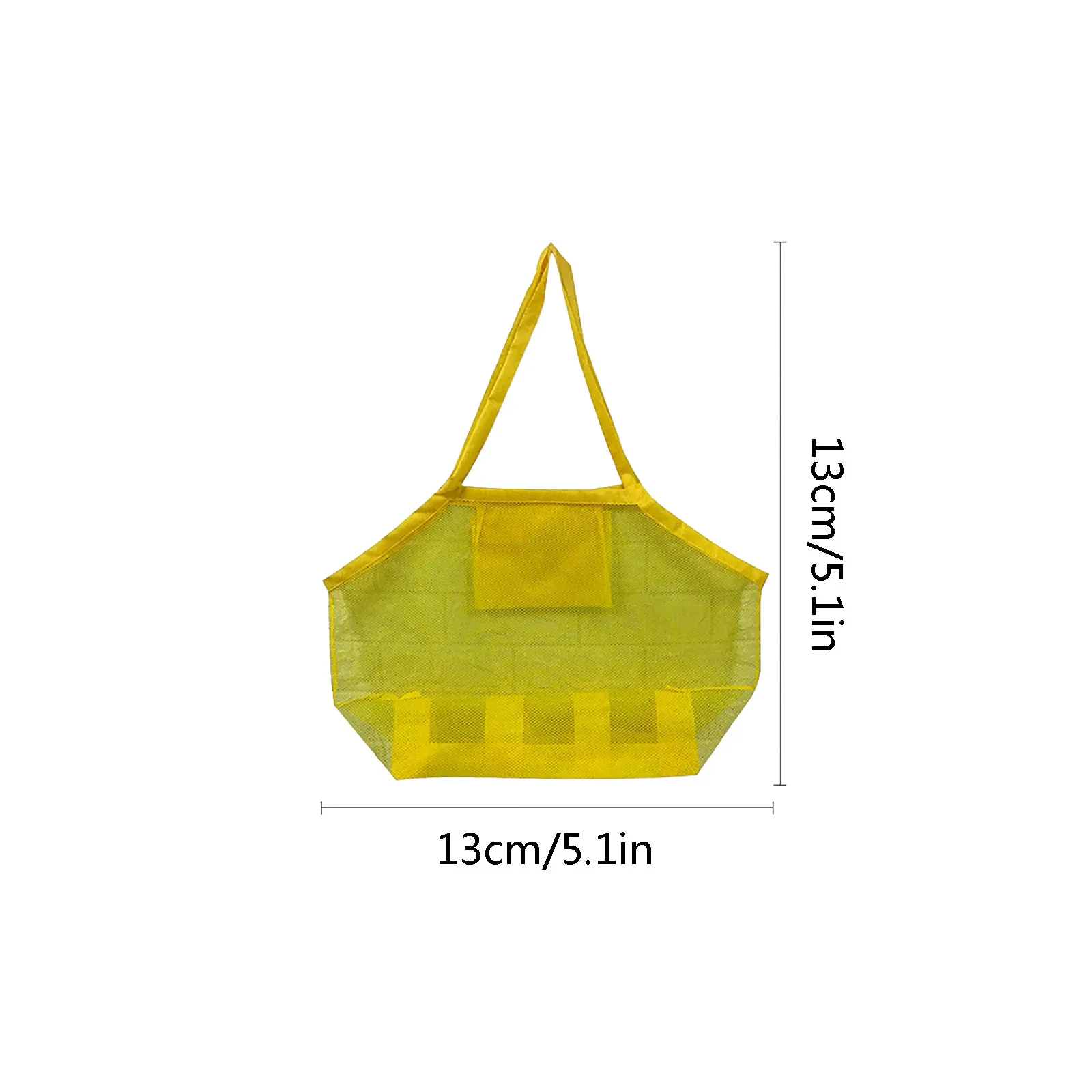 Trumpet Beach Toy Mesh Bag Kids Shell Collecting Bag Beach Sand Toy Trumpet