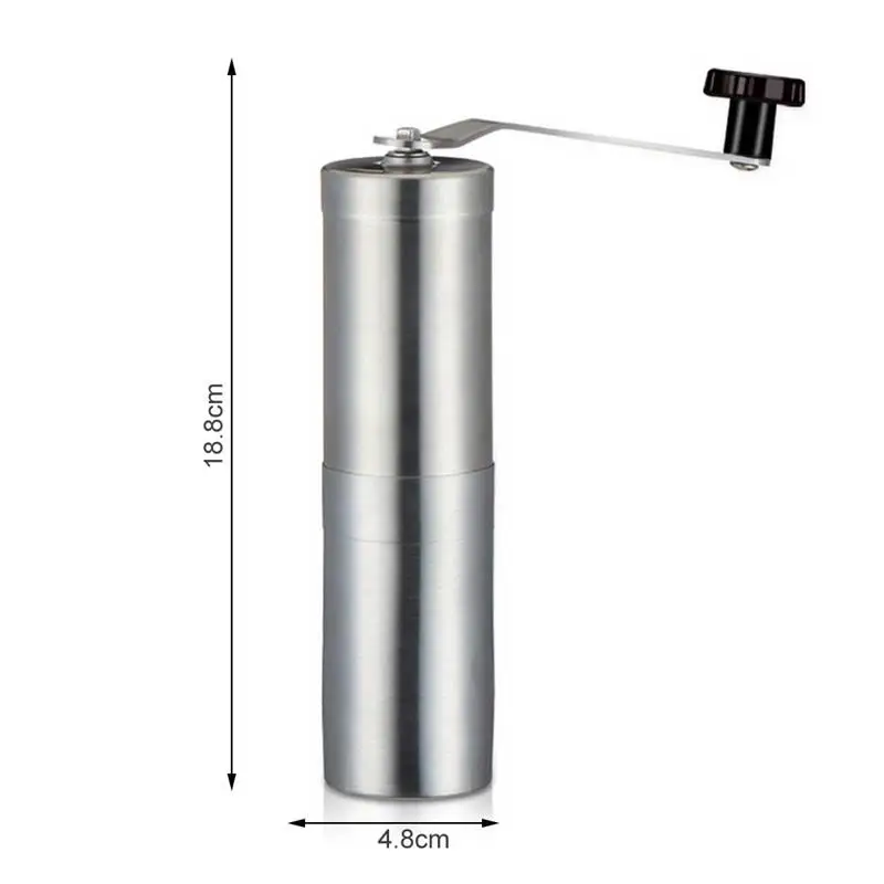 Portable Stainless Steel Manual Coffee Grinder Hand Crank Bean Pepper Mill Grind Tool Adjustable Thickness Grinder
Portable Stainless Steel Manual Coffee Grinder Hand Crank Bean Pepper Mill Grind Tool Adjustable Thickness Grinder