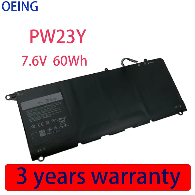 Новый Сменный аккумулятор PW23Y для ноутбука DELL XPS 13 9360 серии RNP72 TP1GT PW23Y 7,6 в 60 Втч
Новый Сменный аккумулятор PW23Y для ноутбука DELL XPS 13 9360 серии RNP72 TP1GT PW23Y 7,6 в 60 Втч