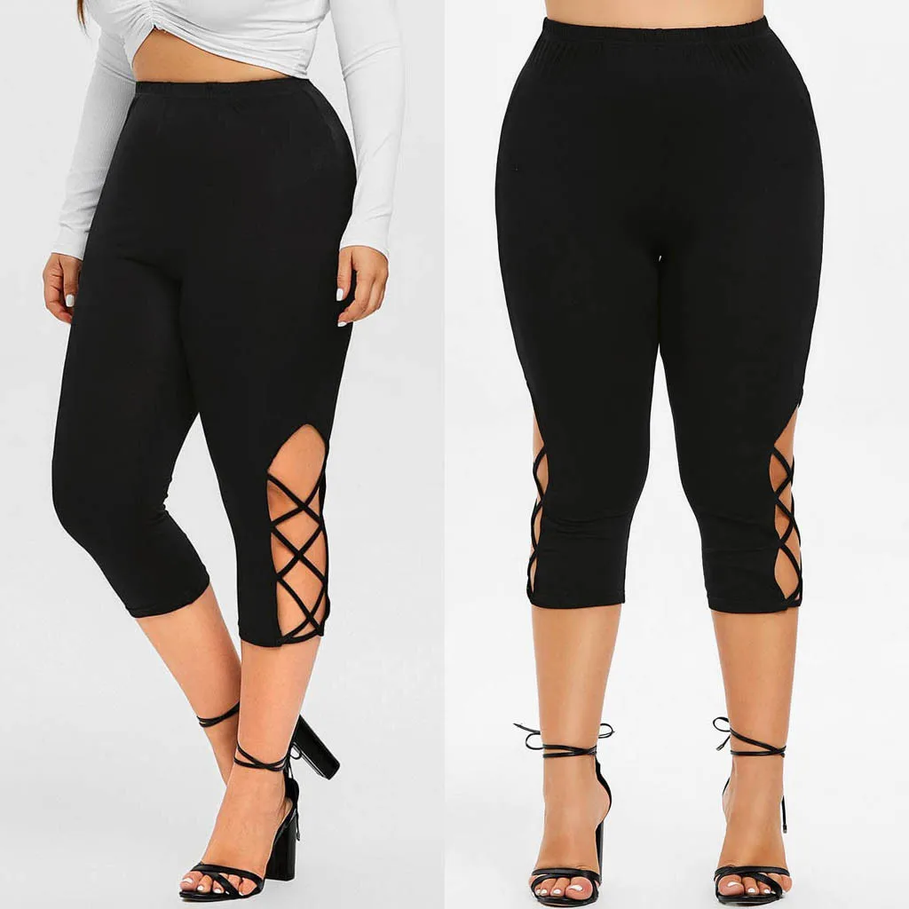 2021 Summer NEW Fashion Pants Plus Size 5XL For Women HOT Selling High Waist Elastic Solid Sport Pant Sexy Hollow Out Short
2021 Summer NEW Fashion Pants Plus Size 5XL For Women HOT Selling High Waist Elastic Solid Sport Pant Sexy Hollow Out Short