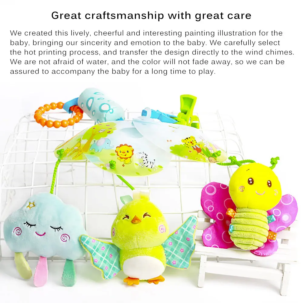 0-12 Months Baby Bed Rattle Hanging Toy Bed Stroller Newborn Cartoon Plush Infant Bed Crib Toy Baby Mobile Hanging Rattles Gift
0-12 Months Baby Bed Rattle Hanging Toy Bed Stroller Newborn Cartoon Plush Infant Bed Crib Toy Baby Mobile Hanging Rattles Gift