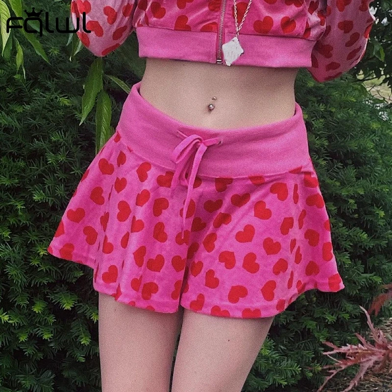 FQLWL Summer Sexy Print Skirts Women 2021 Pink Drawstring A-Line Mini Skirts Female Patchwork Clubwear Fashion Cute Short Skirts
FQLWL Summer Sexy Print Skirts Women 2021 Pink Drawstring A-Line Mini Skirts Female Patchwork Clubwear Fashion Cute Short Skirts