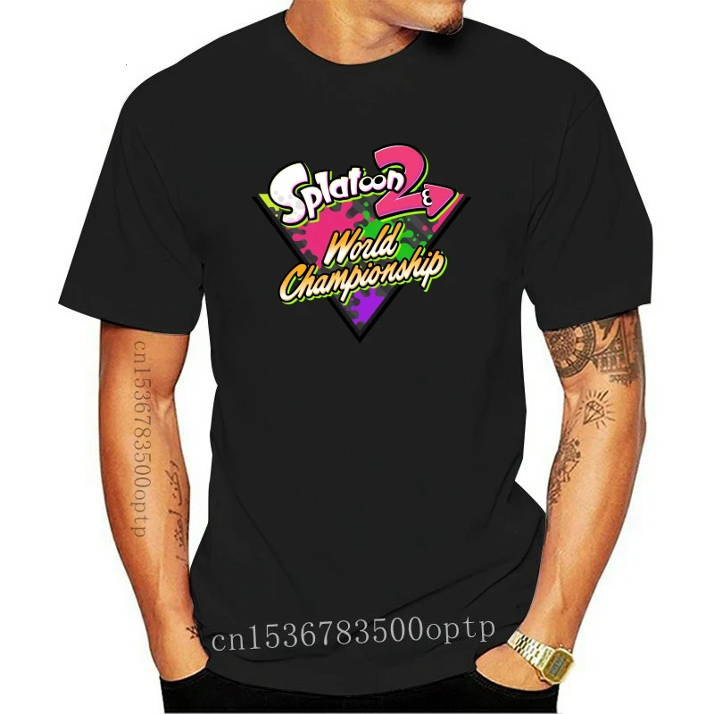 New Splatoon 2 World Championship Finals T-Shirt Black-Navy Men-Women Sportswear Tee Shirt
New Splatoon 2 World Championship Finals T-Shirt Black-Navy Men-Women Sportswear Tee Shirt