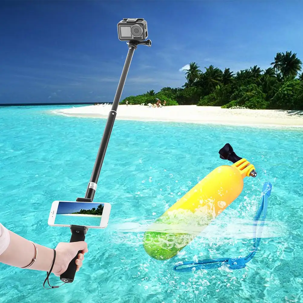 Extension Pole Rod Selfie Stick Buoyancy Rod Phone Clip Set for DJI OSMO Action Steady Shooting Flexible Adjustment 255*205*71mm 
Extension Pole Rod Selfie Stick Buoyancy Rod Phone Clip Set for DJI OSMO Action Steady Shooting Flexible Adjustment 255*205*71mm