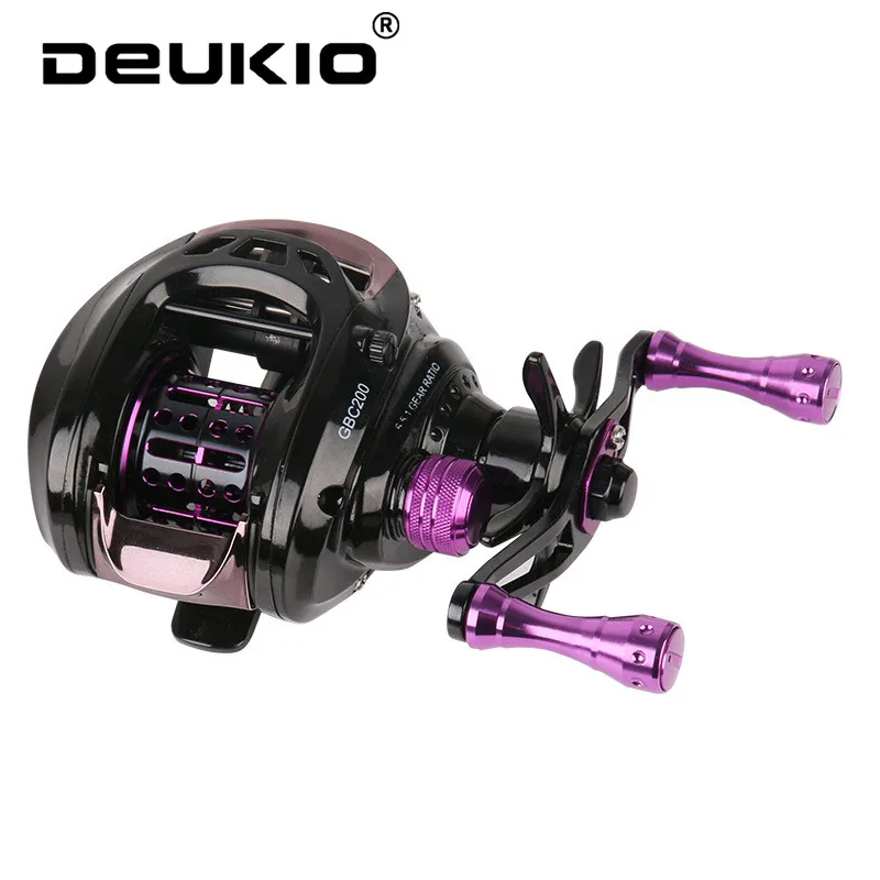 DEUKIO Baitcasting Reel 6.5:1 High Speed Gear Ratio 6+1BB Drag Power Metal Spool Saltwater Fishing Reel Ultra Light Spinning New
DEUKIO Baitcasting Reel 6.5:1 High Speed Gear Ratio 6+1BB Drag Power Metal Spool Saltwater Fishing Reel Ultra Light Spinning New