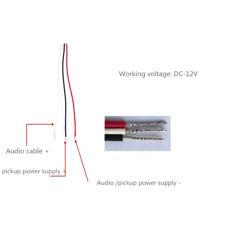 Output Volume Adjustable Special MIC Microphone Module Pickup Adapter Module with Pre-amplifier for CCTV IP Camera
Output Volume Adjustable Special MIC Microphone Module Pickup Adapter Module with Pre-amplifier for CCTV IP Camera