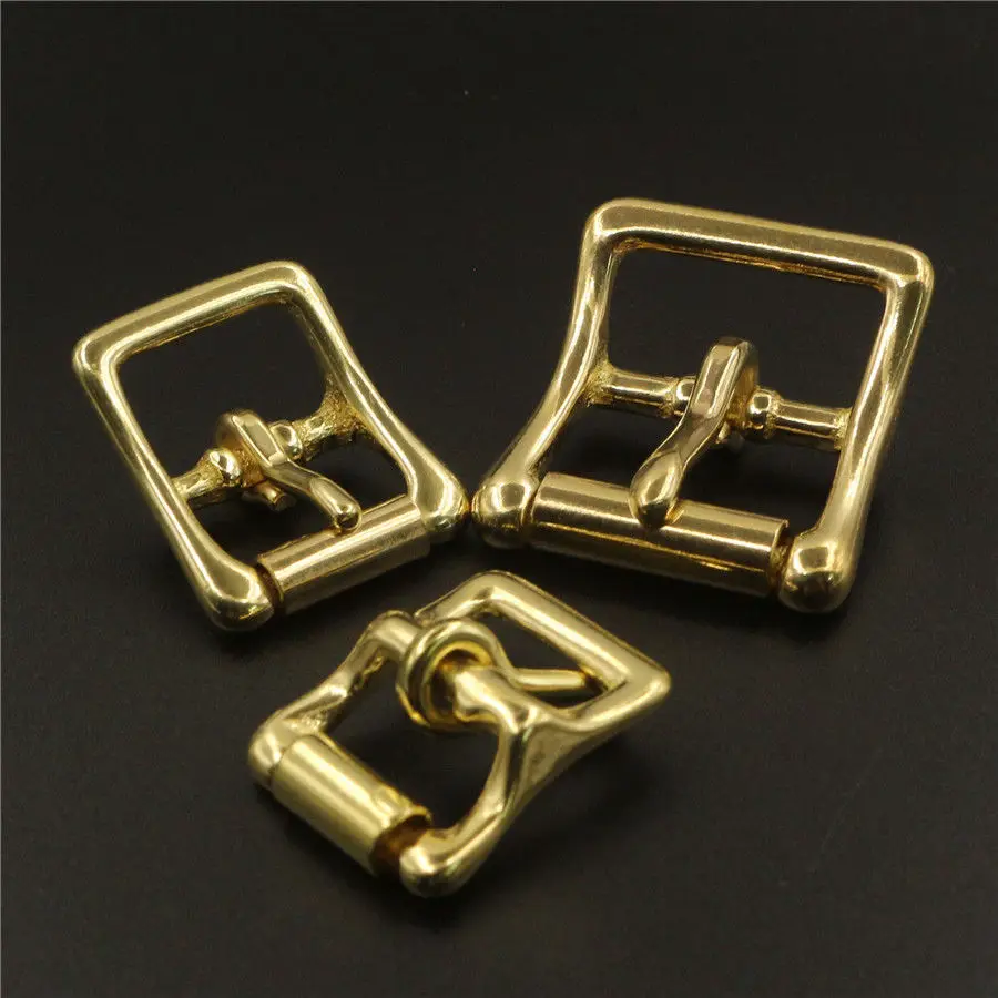 Solid Brass roller buckle single pin Middle center bar buckle for leather craft bag belt strap halter harness
Solid Brass roller buckle single pin Middle center bar buckle for leather craft bag belt strap halter harness