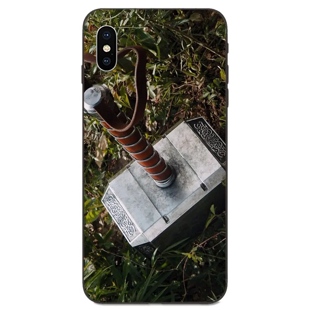 Мягкий узор Loki шлем Тор молоток люк 2 для Apple iPhone 4 4S 5 5S SE 6 6S 7 8 11 Plus X XS Max XR Pro |