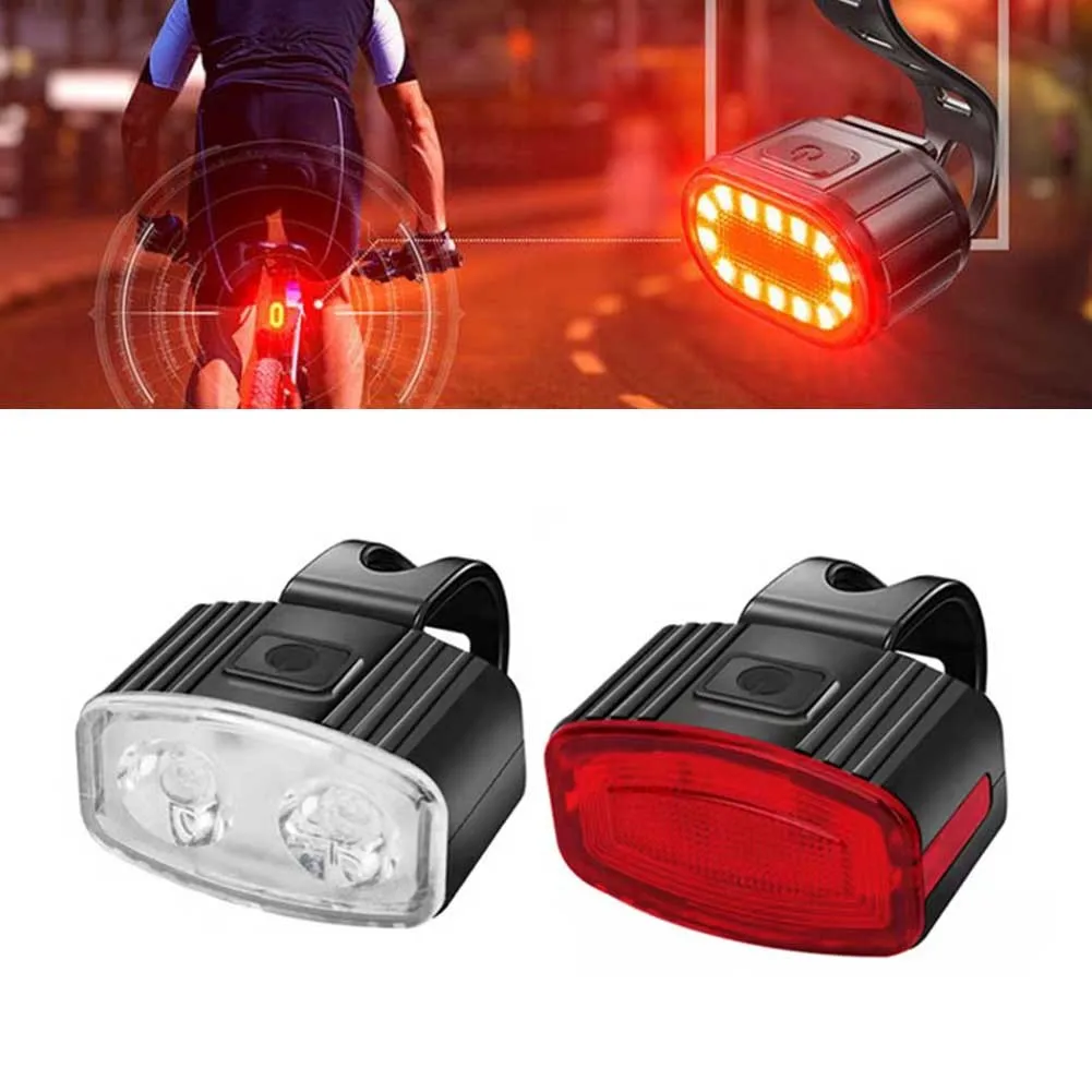2PCS LED Bicycle Front Rear Lights USB Charge Headlight Cycling Taillight For Cycling Bike Helmet Warning Light Bike Rear Light
2PCS LED Bicycle Front Rear Lights USB Charge Headlight Cycling Taillight For Cycling Bike Helmet Warning Light Bike Rear Light