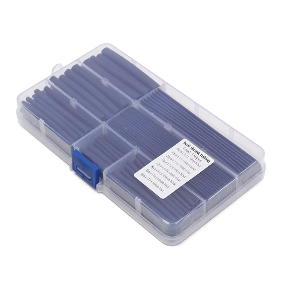 150pcs/Set Black Wire Heat Shrink Tubing Wrap Tube Assorted Sleeves W/ Box Wire, Cable & Conduit > Conduit, Fittings & Tubing
150pcs/Set Black Wire Heat Shrink Tubing Wrap Tube Assorted Sleeves W/ Box Wire, Cable & Conduit > Conduit, Fittings & Tubing