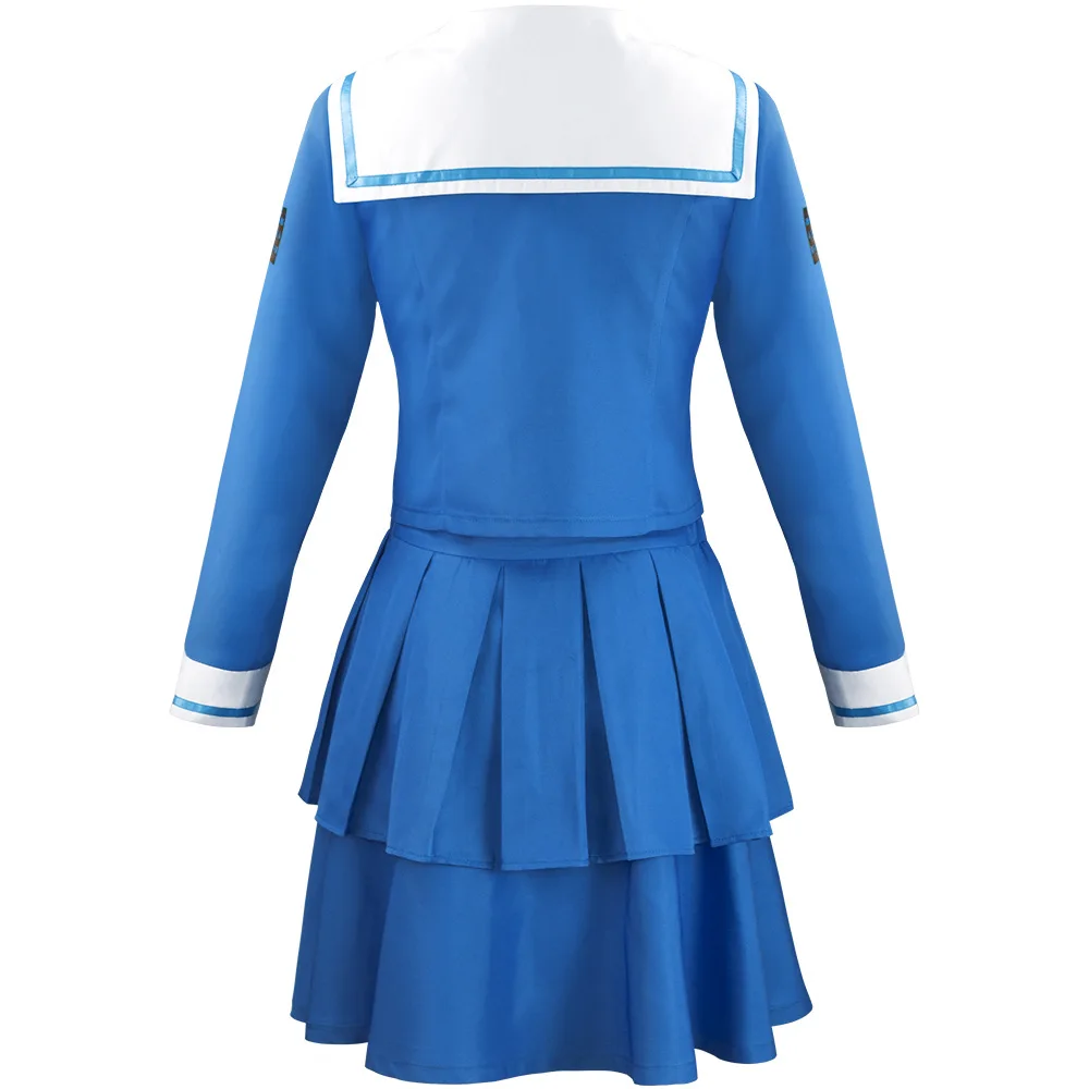 8Pcs Adult Anime Danganronpa Chabashira Tenko Cosplay Costume Women Blue School Uniform Outfit Ladies Sailor Dress
8Pcs Adult Anime Danganronpa Chabashira Tenko Cosplay Costume Women Blue School Uniform Outfit Ladies Sailor Dress