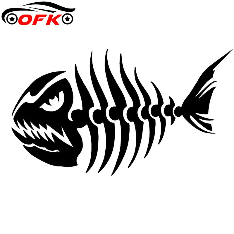 Fish Skeleton Personality Car Body Decals Funny Cartoon Motorcycle Decorative Stickers Black/Sliver 17.8*10CM
Fish Skeleton Personality Car Body Decals Funny Cartoon Motorcycle Decorative Stickers Black/Sliver 17.8*10CM