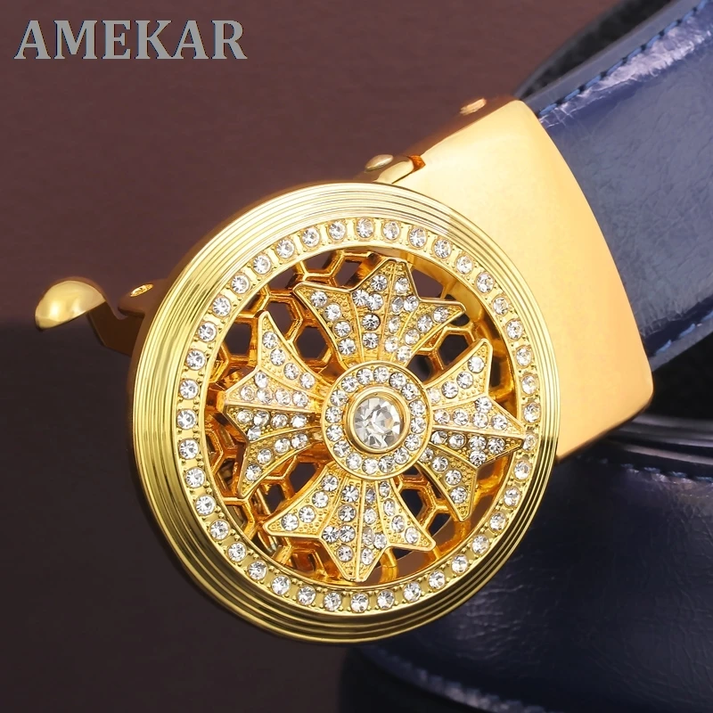 Fashion rotate round Automatic Buckle high quality young men belt luxury famous brand genuine leather designer ceinture homme Q9
Fashion rotate round Automatic Buckle high quality young men belt luxury famous brand genuine leather designer ceinture homme Q9