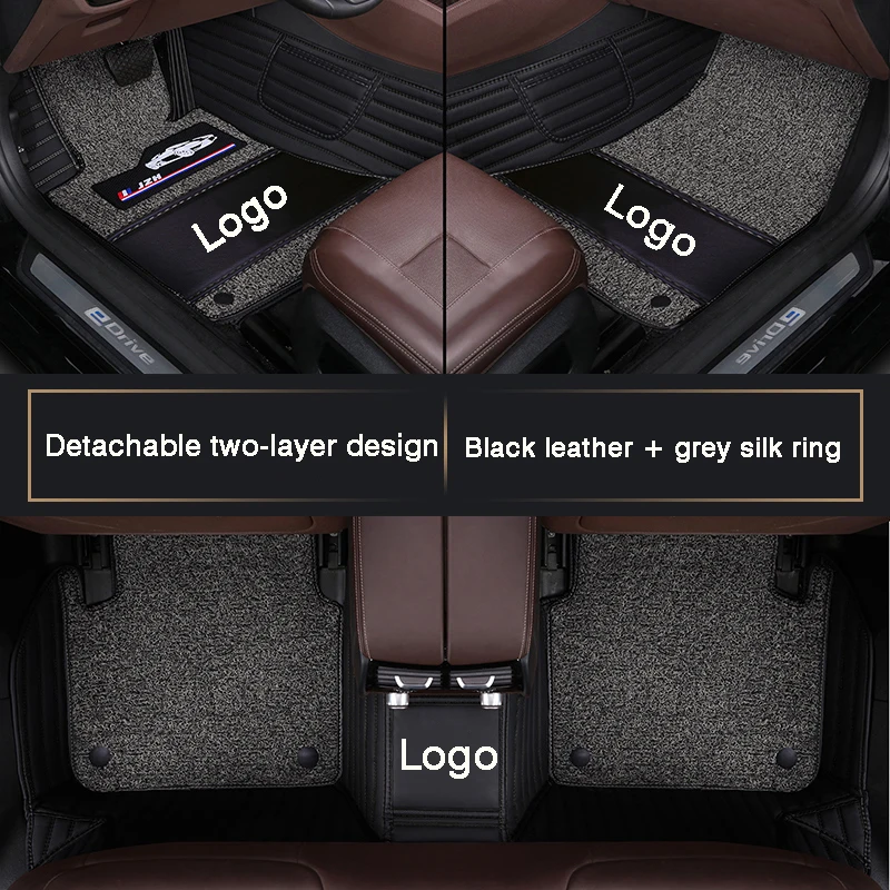 

HLFNTF High-end customizable full surround car floor mat for VOLKSWAGEN VW Toureg Ⅱ 2011-2018 waterproof car interior