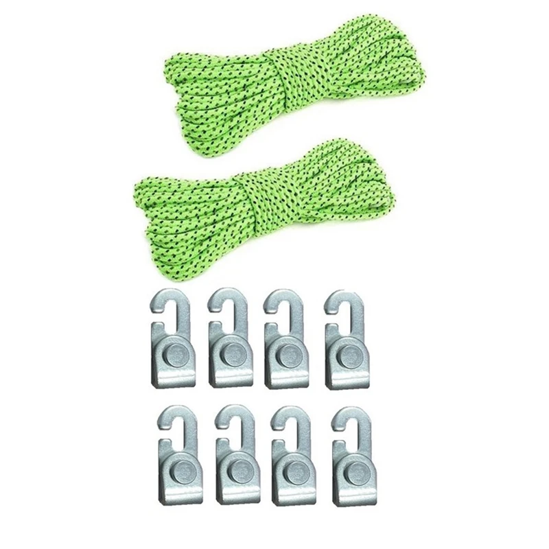 Top!-1 Set Automatic Lock Hook Self-Locking Knot Easy Tighten Rope Kit for Camping Tent Accessories 4Pcs Hooks with 5M Rope 
Top!-1 Set Automatic Lock Hook Self-Locking Knot Easy Tighten Rope Kit for Camping Tent Accessories 4Pcs Hooks with 5M Rope