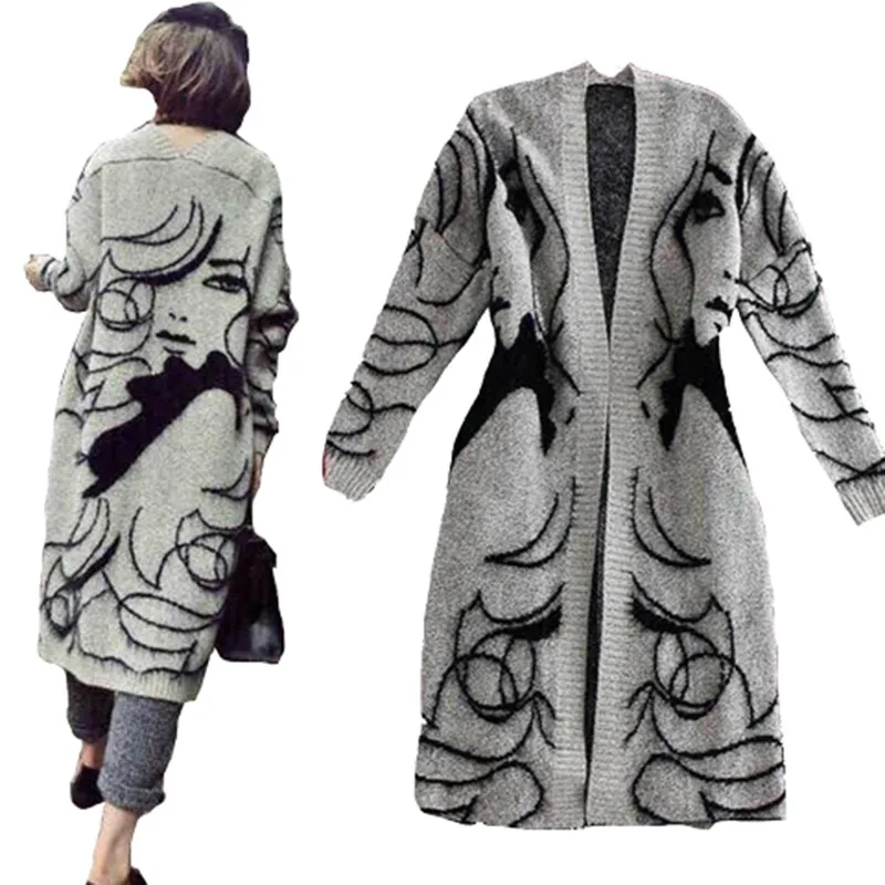 Spring and Autumn Knitted Cardigan Women's Middle School Long Thick Sweater Coat Korean Loose Skinny Joker Student Exterior
Spring and Autumn Knitted Cardigan Women's Middle School Long Thick Sweater Coat Korean Loose Skinny Joker Student Exterior