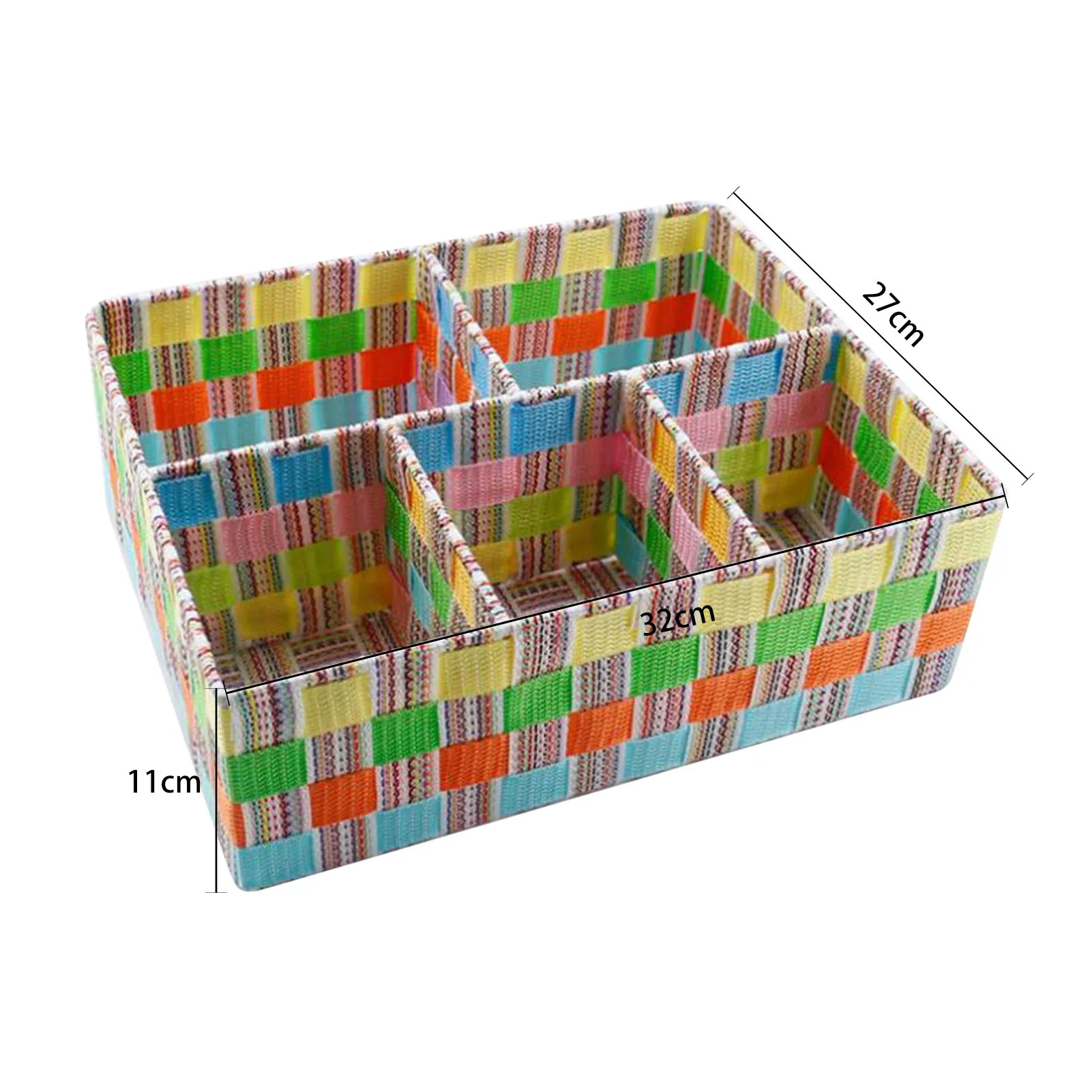 Underwear Hand-woven Storage Baskets Closet Interior Organizer Storage Boxes 5-grids for Ties Socks Shorts Bra Organizador
Underwear Hand-woven Storage Baskets Closet Interior Organizer Storage Boxes 5-grids for Ties Socks Shorts Bra Organizador