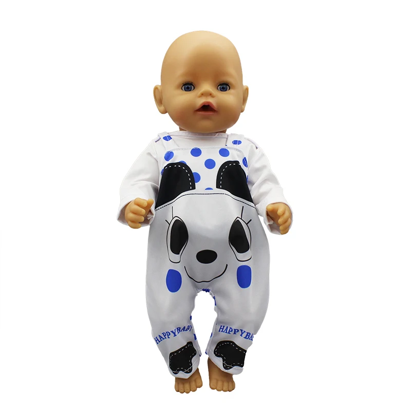 Костюм для отдыха 17 дюймов 43 см кукольная одежда костюм новорожденного ребенка