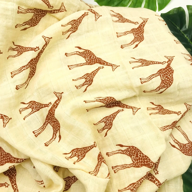 Ins/Лидер продаж 120X110cm 100% хлопковая муслиновая пеленка Обёрточная бумага Одеяло