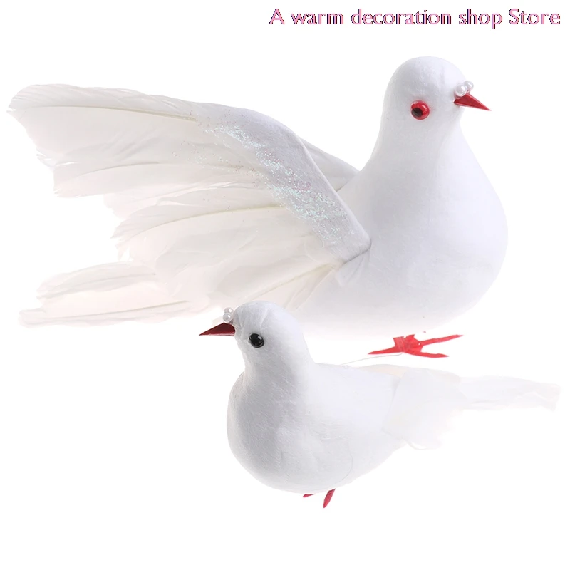 Decorative Fake Doves White Artificial Foam Feather Wedding Ornament Home Craft Table Decor Bird Toy Wedding Decor
Decorative Fake Doves White Artificial Foam Feather Wedding Ornament Home Craft Table Decor Bird Toy Wedding Decor