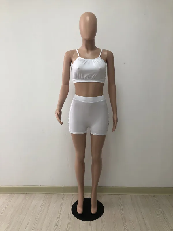 HAOOHU Shorts Chest Wrap Front 2 Piece Set Top Strapless 2021 Summer Sexy Sling Fashion Backless Outfit Suit Sports Women Pant
HAOOHU Shorts Chest Wrap Front 2 Piece Set Top Strapless 2021 Summer Sexy Sling Fashion Backless Outfit Suit Sports Women Pant