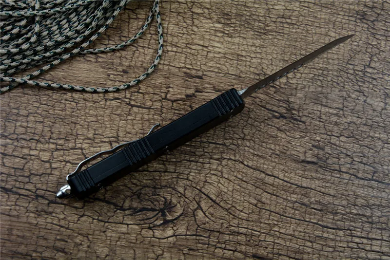 UT MT Knife 440 Stainless Steel Blade Black Aluminum alloy Handle with Pouch Folding Camping Survival Tactical Knives
UT MT Knife 440 Stainless Steel Blade Black Aluminum alloy Handle with Pouch Folding Camping Survival Tactical Knives