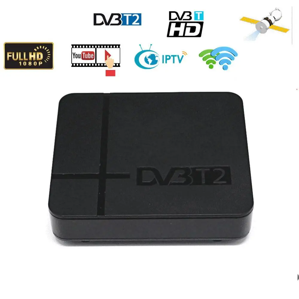 

Цифровой ТВ-приемник DVB-T2 K2 HD Поддержка Youtube FTA H.264 MPEG-2/4 PVR ТВ-тюнер FULL HD 1080P телеприставка