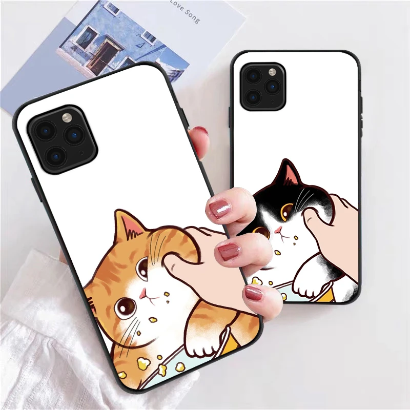 For iPhone 12 13 Mini 11 Pro Max X XR XS Max 7 8 6 6s Plus SE 2020 Silicone Bumper Cover Cartoon Cute Popular Cat Phone Case 
For iPhone 12 13 Mini 11 Pro Max X XR XS Max 7 8 6 6s Plus SE 2020 Silicone Bumper Cover Cartoon Cute Popular Cat Phone Case