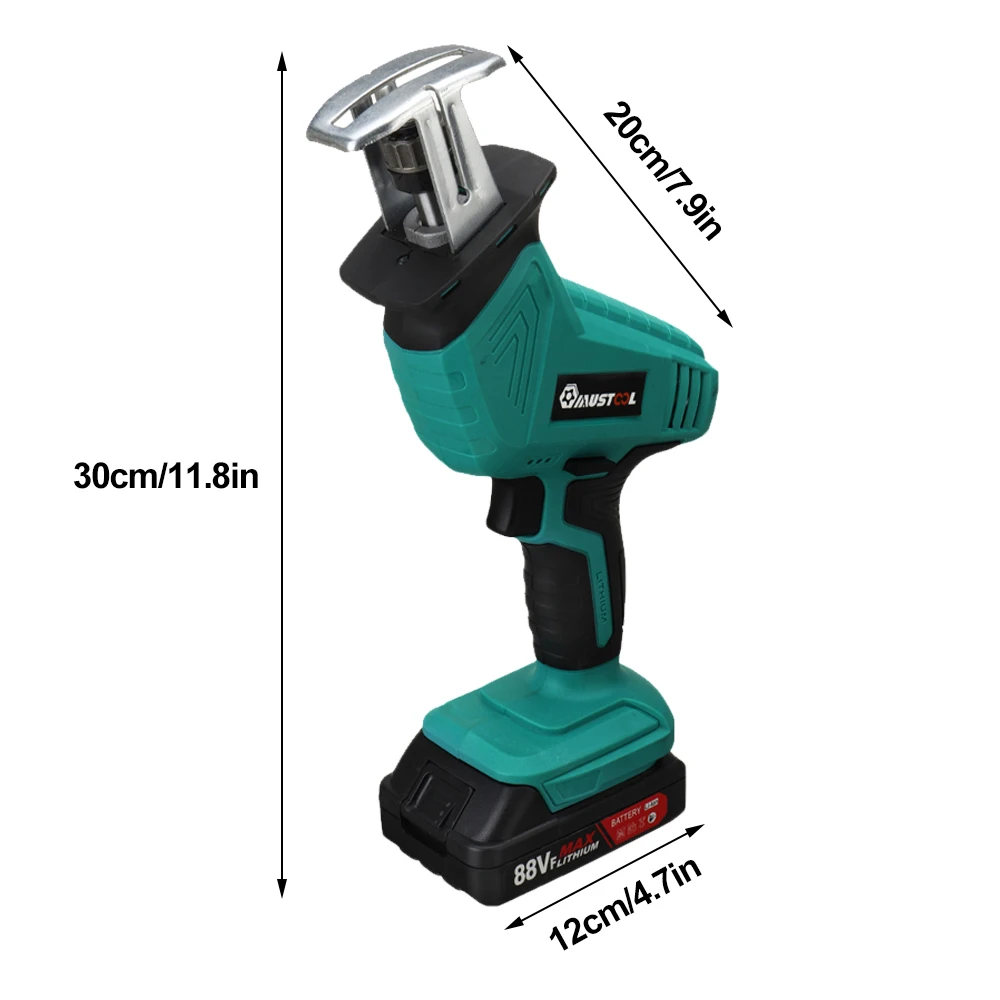 88VF Cordless Reciprocating Saw Saber Saw Wood Metal Cutting Woodworking Tools Rechargeable Electric Saw for Makita 18V Battery
88VF Cordless Reciprocating Saw Saber Saw Wood Metal Cutting Woodworking Tools Rechargeable Electric Saw for Makita 18V Battery