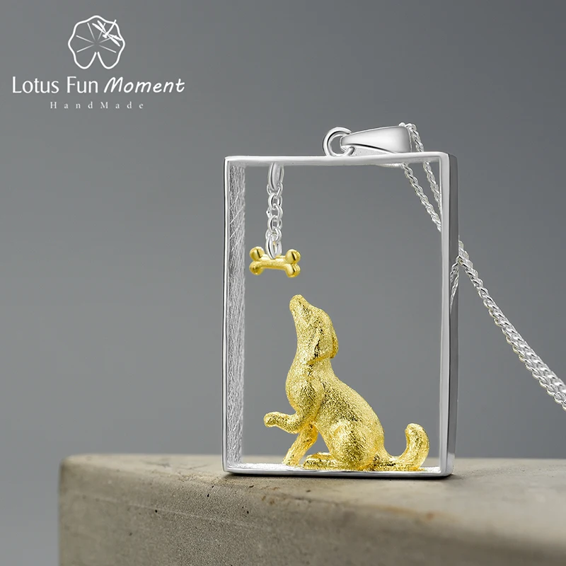 Lotus Fun Moment Real 925 Sterling Silver Dachshund Dog and Bone Rectangle Shaped Pendant Jewelry Chains and Necklace for Women
Lotus Fun Moment Real 925 Sterling Silver Dachshund Dog and Bone Rectangle Shaped Pendant Jewelry Chains and Necklace for Women