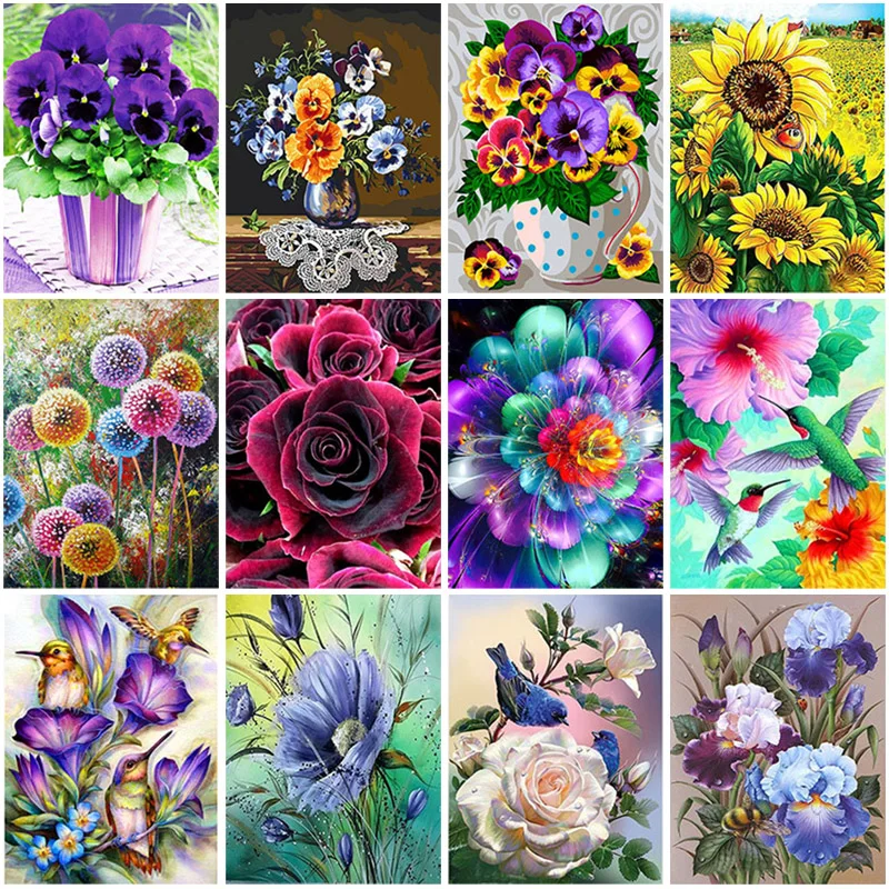 Full Round Square Resin Diamond Painting Flower 5D DIY Diamond Embroidery Scenery Cross Stitch Picture Of Rhinestones Wall Art
Full Round Square Resin Diamond Painting Flower 5D DIY Diamond Embroidery Scenery Cross Stitch Picture Of Rhinestones Wall Art