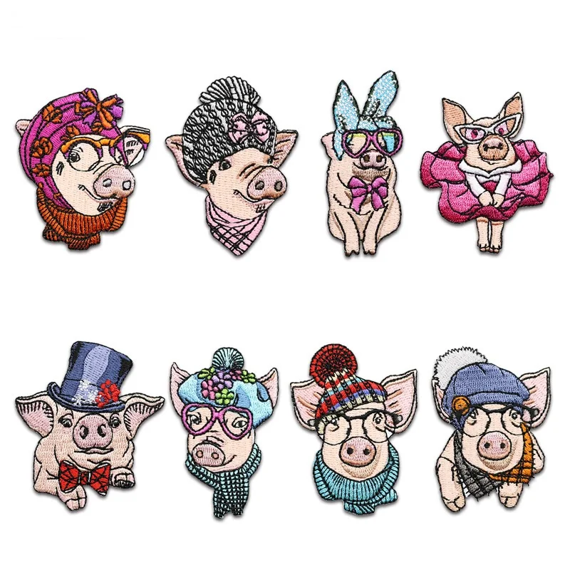 Fashion Piggy Embroidery Patches Hole Cloth Stickers Down Jacket Bags Shoes Tide Clothes Sportswear DIY Decoration Hot Stickers
Fashion Piggy Embroidery Patches Hole Cloth Stickers Down Jacket Bags Shoes Tide Clothes Sportswear DIY Decoration Hot Stickers