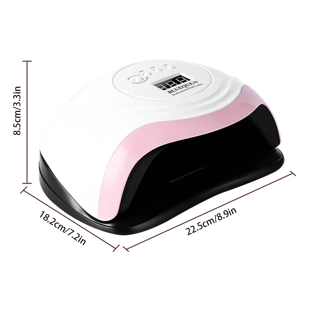 168W Nail Dryer LED Nail Lamp UV Lamp For Curing All Gel Nail Polish With Motion Sensing Manicure Pedicure Salon Nail Art Tool
168W Nail Dryer LED Nail Lamp UV Lamp For Curing All Gel Nail Polish With Motion Sensing Manicure Pedicure Salon Nail Art Tool