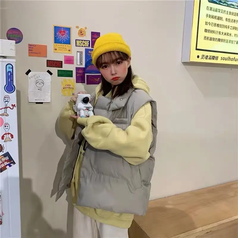 Cotton Vest Jacket And Hooded Plus Fleece Two-piece Sweater 2022 Autumn Winter Suit For Women Academy Korean Loose Casual Top
Cotton Vest Jacket And Hooded Plus Fleece Two-piece Sweater 2022 Autumn Winter Suit For Women Academy Korean Loose Casual Top