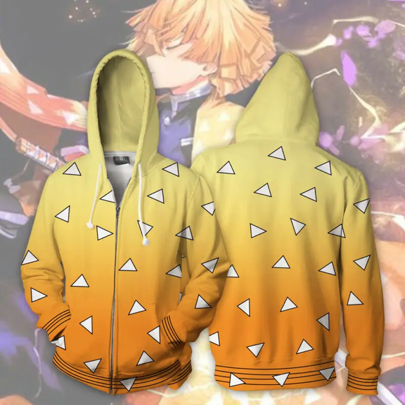 Unisex Demon Slayer Kimetsu no Yaiba Characters Cosplay Zip Up Hooded Jacket
Unisex Demon Slayer Kimetsu no Yaiba Characters Cosplay Zip Up Hooded Jacket