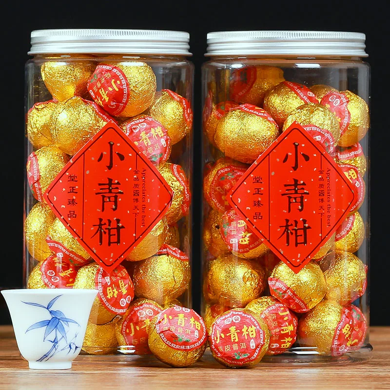 Premium Quality Xiao Qinggan Orange Peel Ripe Pu'er Dried Tangerine Cook Pu'er Wholesale 1 box Free Shipping 250g
Premium Quality Xiao Qinggan Orange Peel Ripe Pu'er Dried Tangerine Cook Pu'er Wholesale 1 box Free Shipping 250g