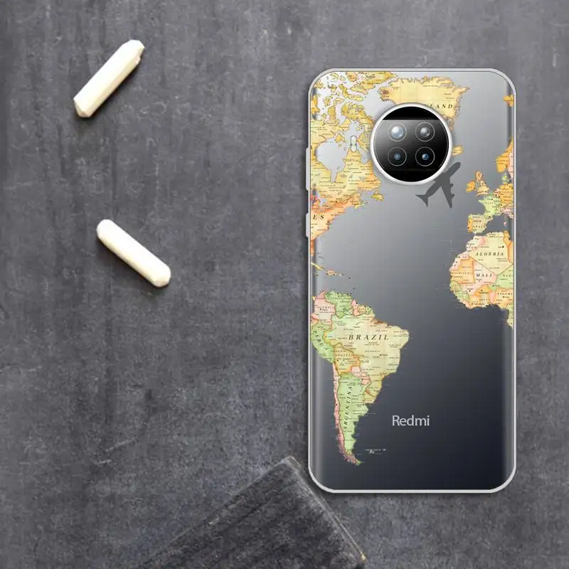 World Map Travel art design pattern Phone Case Transparent for Xiaomi Redmi note 10 t 8 9 pro lite 11
World Map Travel art design pattern Phone Case Transparent for Xiaomi Redmi note 10 t 8 9 pro lite 11