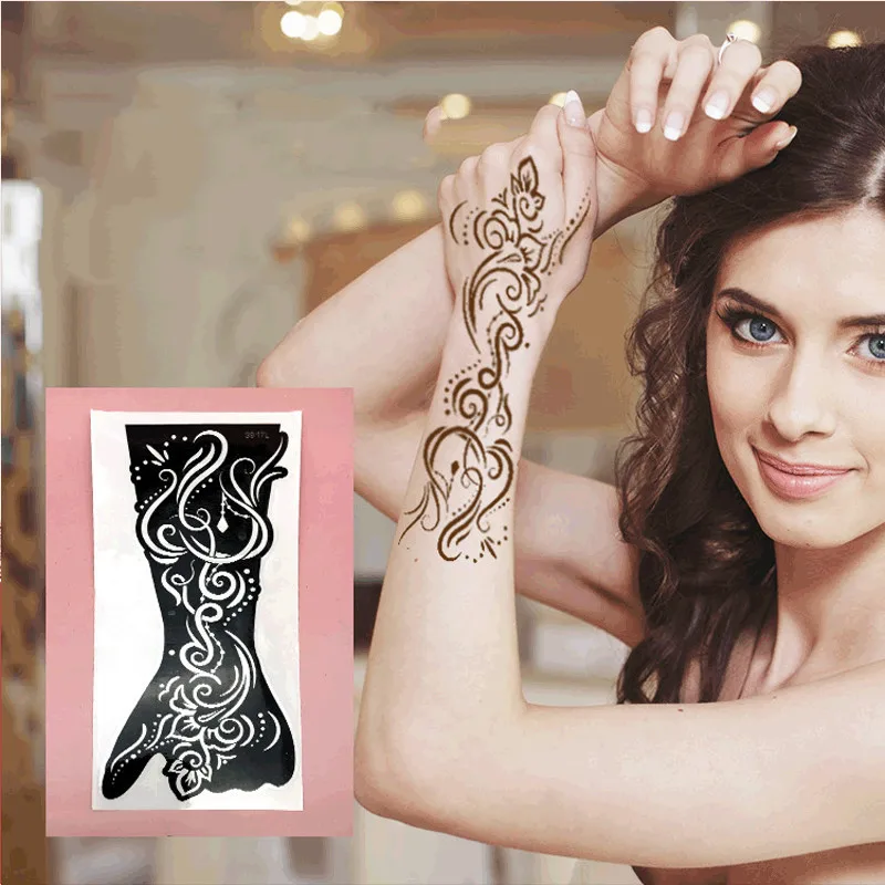 Women Airbrush Painting Mandala Tattoo Stencil Indian Henna Rose Lace Flower Tattoo Stencil Diy Body Legs Arm Art Template
Women Airbrush Painting Mandala Tattoo Stencil Indian Henna Rose Lace Flower Tattoo Stencil Diy Body Legs Arm Art Template