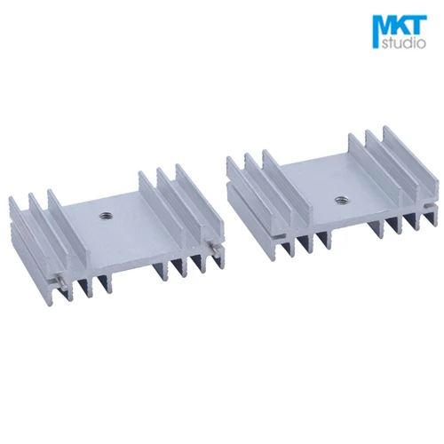 10Pcs White 25*36*11mm Aluminum Cooling Fin Radiator Heat Sink With Pins For TO-3P, MOS, IC, Amplifier, Power
10Pcs White 25*36*11mm Aluminum Cooling Fin Radiator Heat Sink With Pins For TO-3P, MOS, IC, Amplifier, Power
