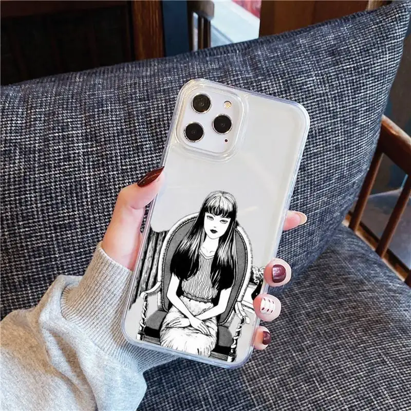 Japanese horror comic Tomie Junji Itou Phone Case Transparent for iPhone 12 11 mini pro XS MAX 6 6S 8 7 Plus X 5S SE 2020 XR
Japanese horror comic Tomie Junji Itou Phone Case Transparent for iPhone 12 11 mini pro XS MAX 6 6S 8 7 Plus X 5S SE 2020 XR
