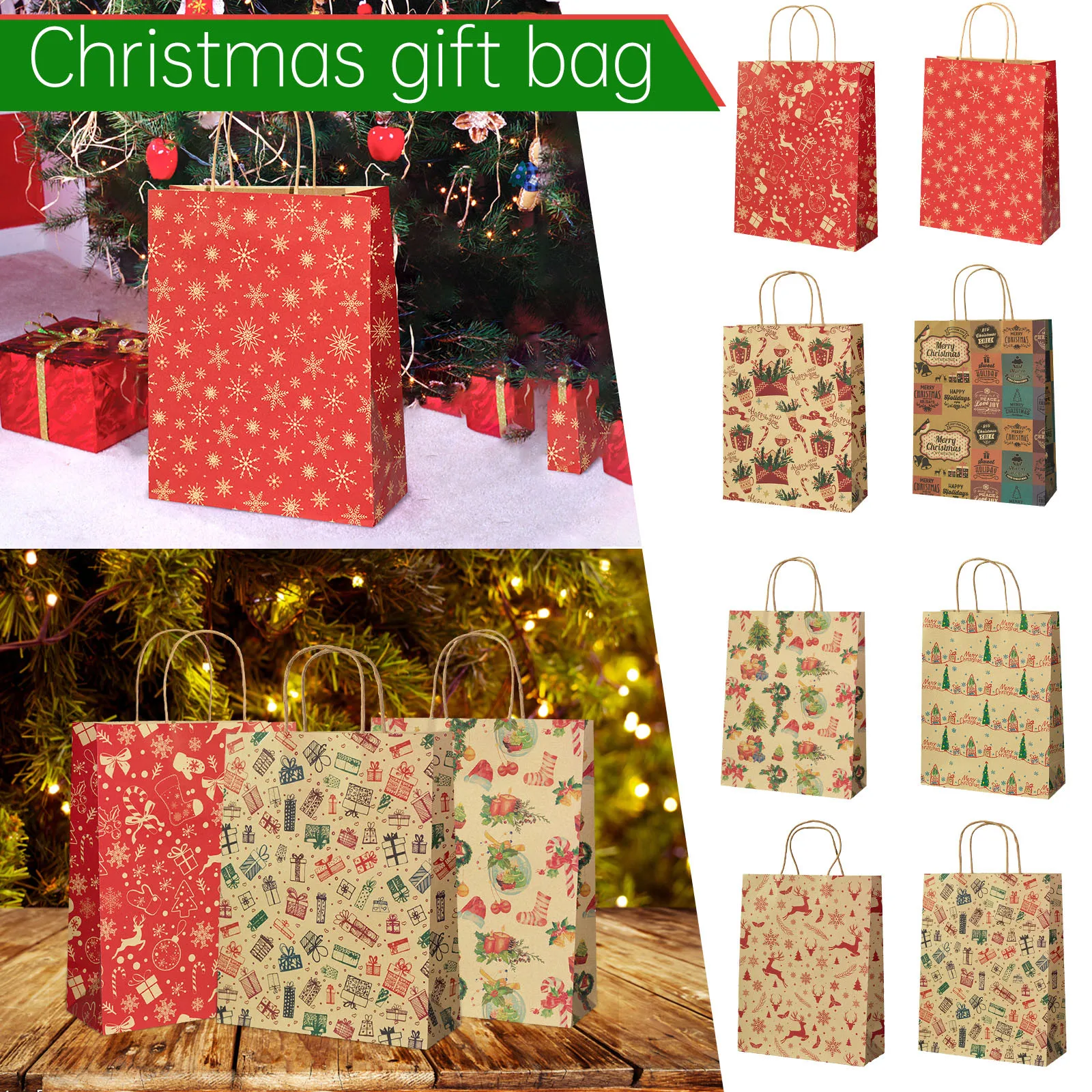 Vintage Kraft Paper Gift Bags 2021 Merry Christmas Wrapped Party Gift Bag Hand-wrapped Candy Box Party Supplies dropshipping
Vintage Kraft Paper Gift Bags 2021 Merry Christmas Wrapped Party Gift Bag Hand-wrapped Candy Box Party Supplies dropshipping
