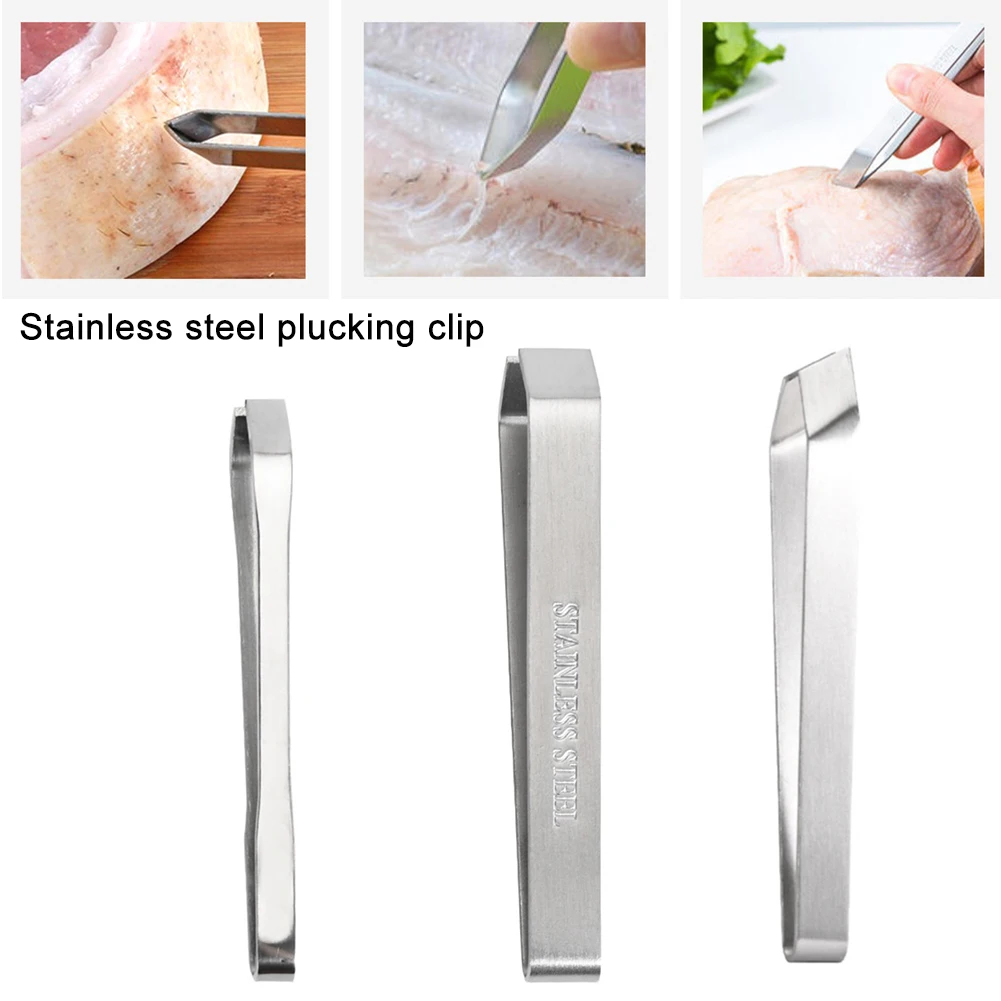 3PCS Fish Bone Tweezers Stainless Steel Flat and Slant Tweezers Pliers Remover Tool fish knife stainless kitchen gadgets
3PCS Fish Bone Tweezers Stainless Steel Flat and Slant Tweezers Pliers Remover Tool fish knife stainless kitchen gadgets