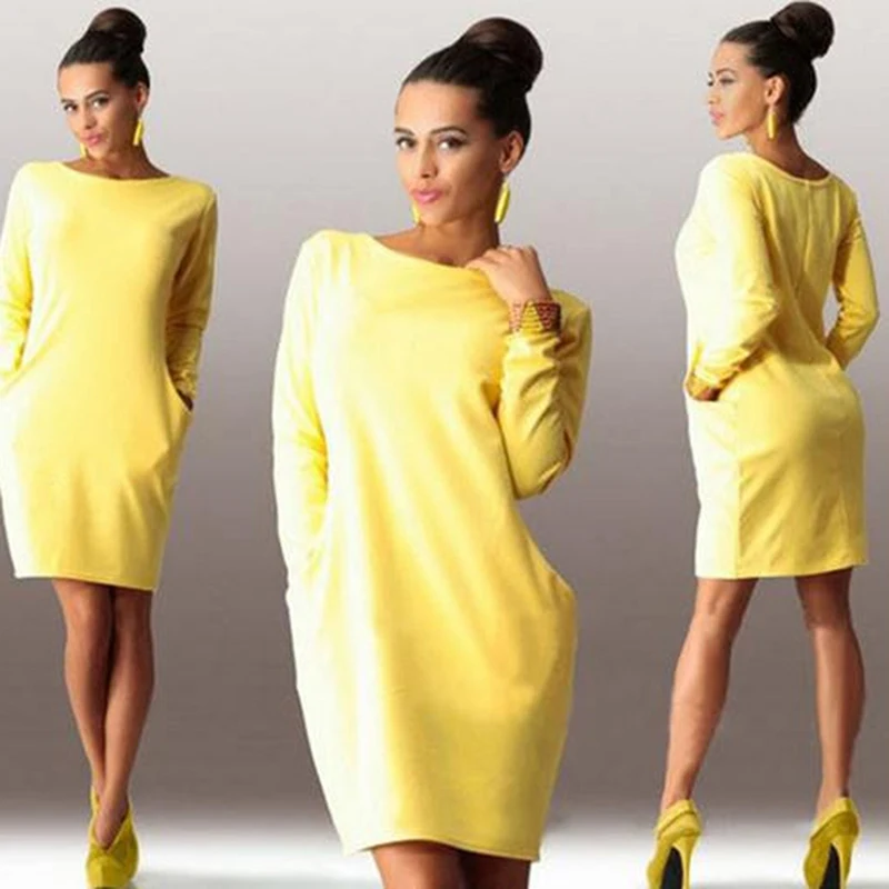 Bigsweety Fashion Autumn Dress Women Mini Dress With Pockets Slim Pack Hip Bodycon Dress Ladies Work Office Dress Vestido
Bigsweety Fashion Autumn Dress Women Mini Dress With Pockets Slim Pack Hip Bodycon Dress Ladies Work Office Dress Vestido