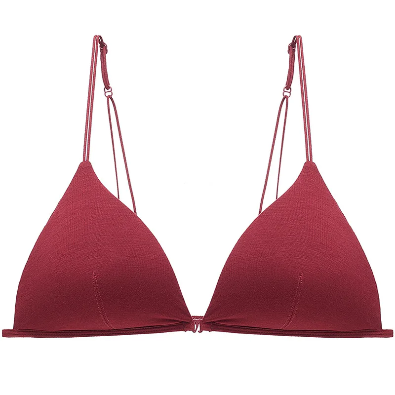 French Front Button Sexy Lace Underwear Thin Women's Triangle Cup Beauty Back Bra Brassiere Lingerie High Quality Contracted
French Front Button Sexy Lace Underwear Thin Women's Triangle Cup Beauty Back Bra Brassiere Lingerie High Quality Contracted